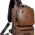 Classic Vintage PU Sling Leather Bag brown