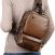 Classic Vintage PU Sling Leather Bag large brown design