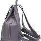 Convertible Women Leather Backpack grey2 design2