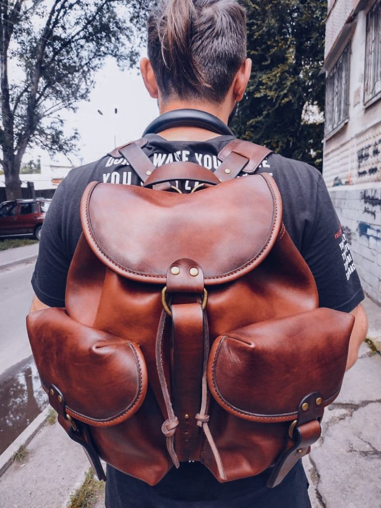 LeatherBackpacker-Personalized Backpack Leather backpack Men Travel Backpack Men Backpack-7