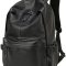 Stylish Black Leather Backpack with Laptop Compartment for Travel 1