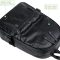 Stylish Black Leather Backpack with Laptop Compartment for Travel 5